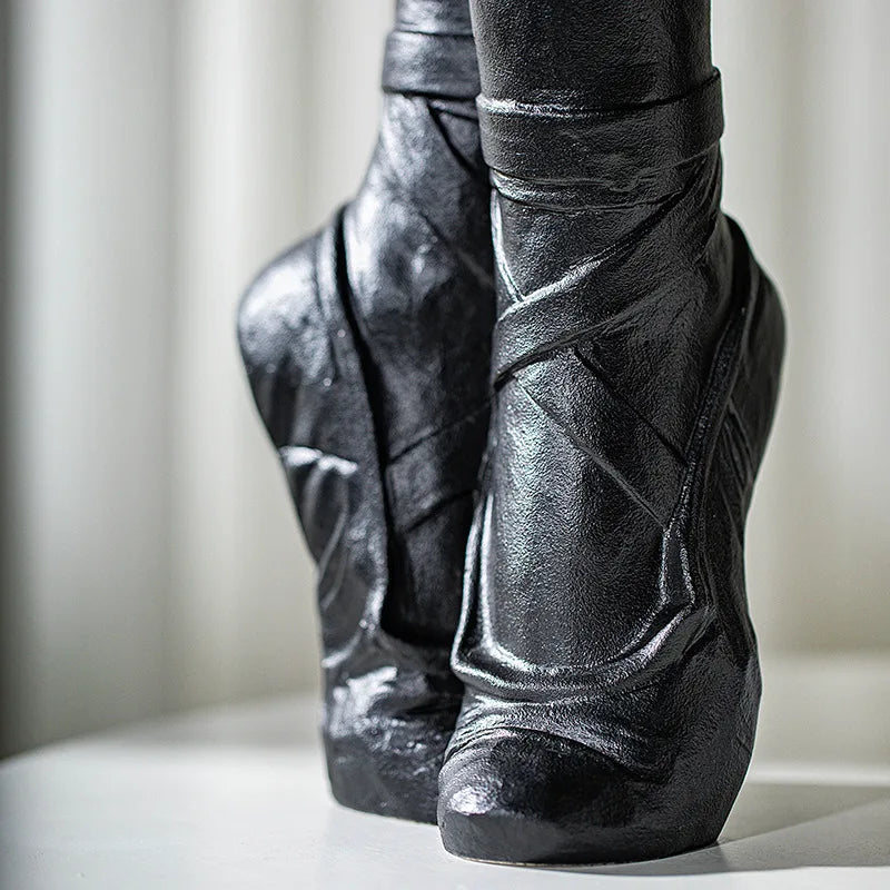 Artistic Ballerina Ceramic Vase - Image 3