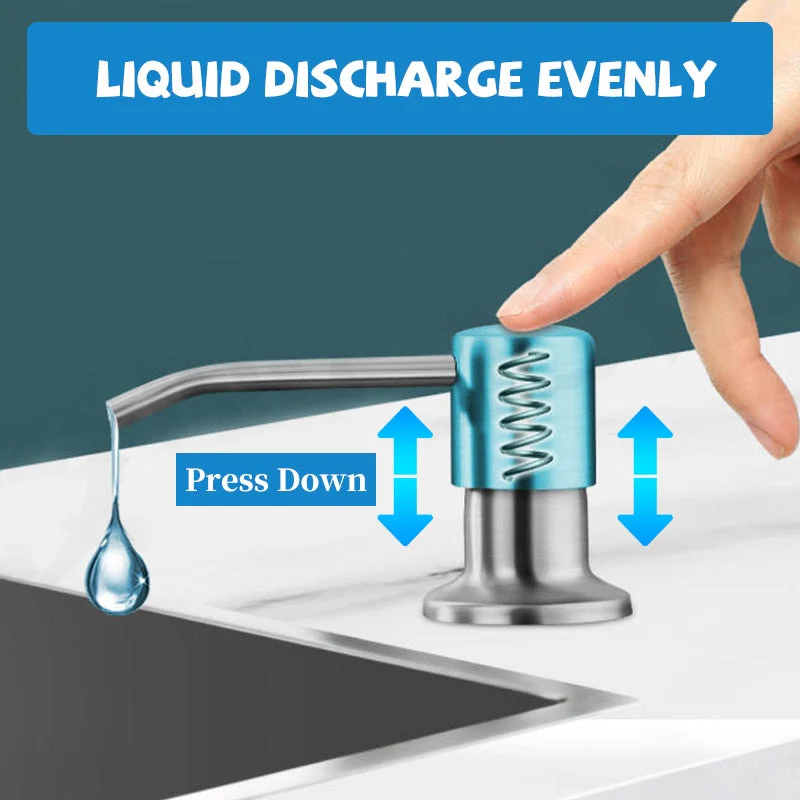 Kitchen Sink Built-in Liquid Soap Dispenser Kit - Image 3
