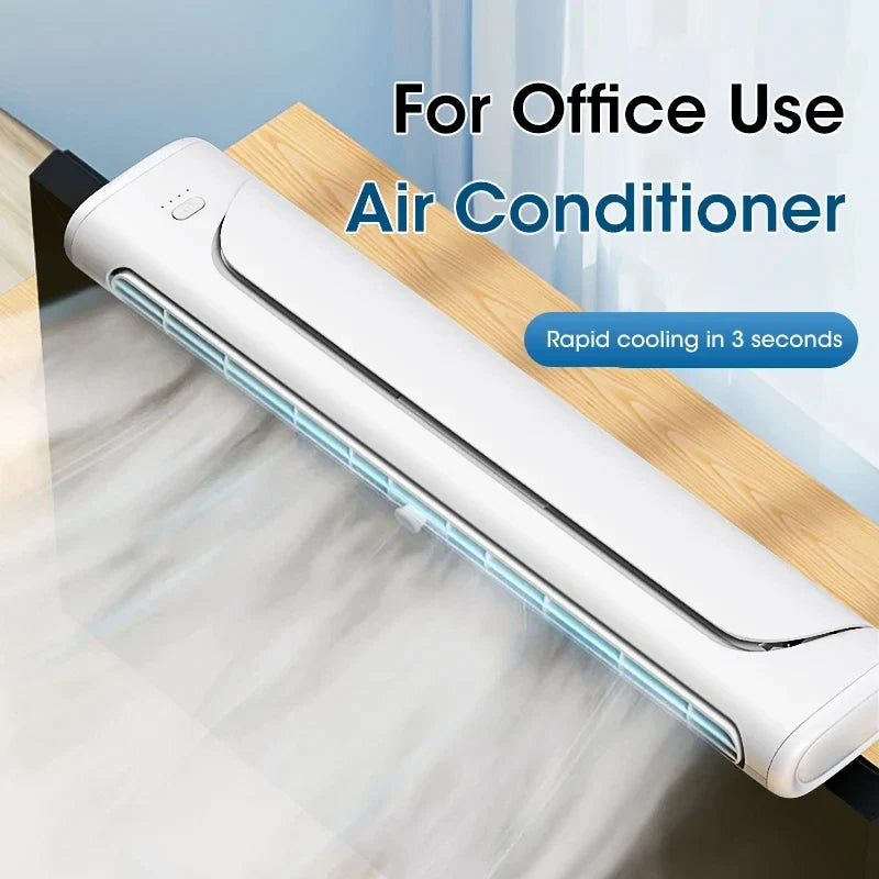 USB Rechargeable Portable Desk & Monitor Clip-On Air Conditioner - Image 2