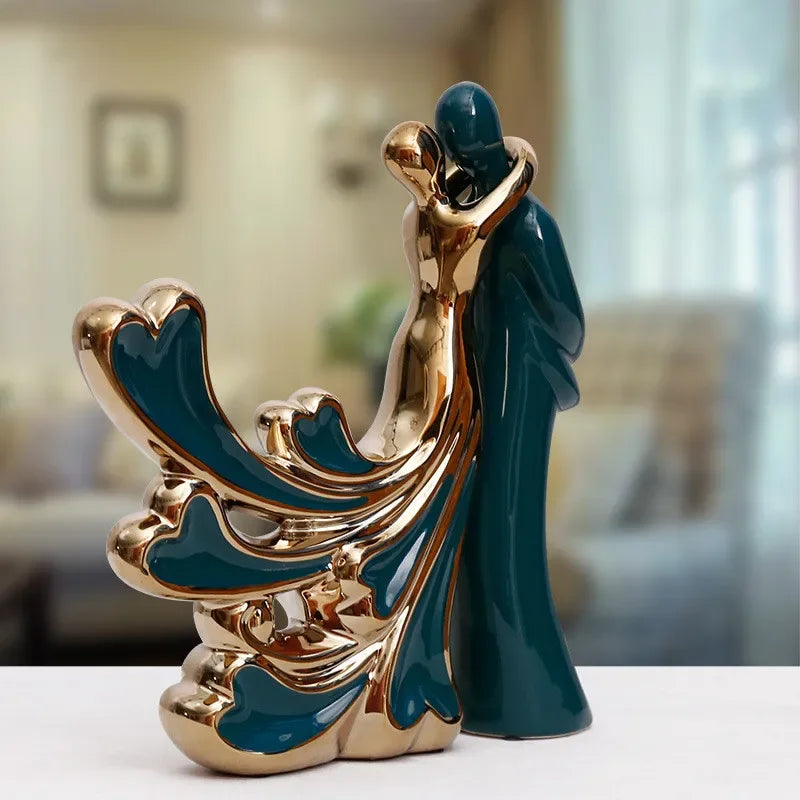 Romantic Couple Figurine Home Decor - Image 3