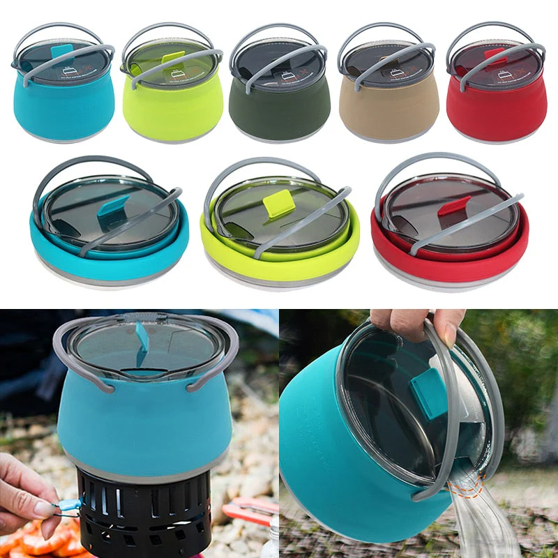 Travel Go Multifunctional Collapsible Outdoor Kettle - Image 3