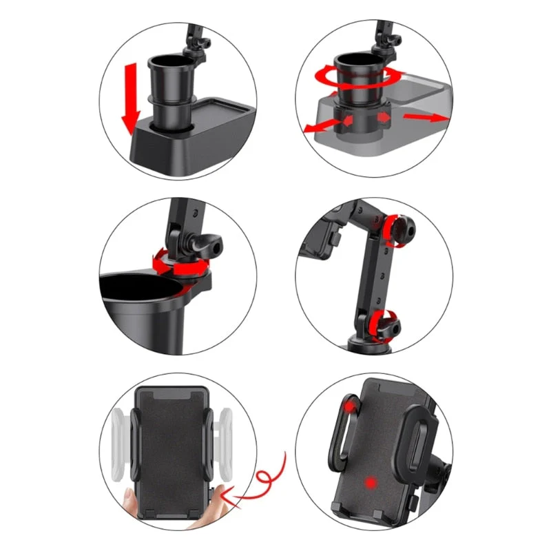 Drive Comfort Car Cup Holder Phone Stand - Image 3