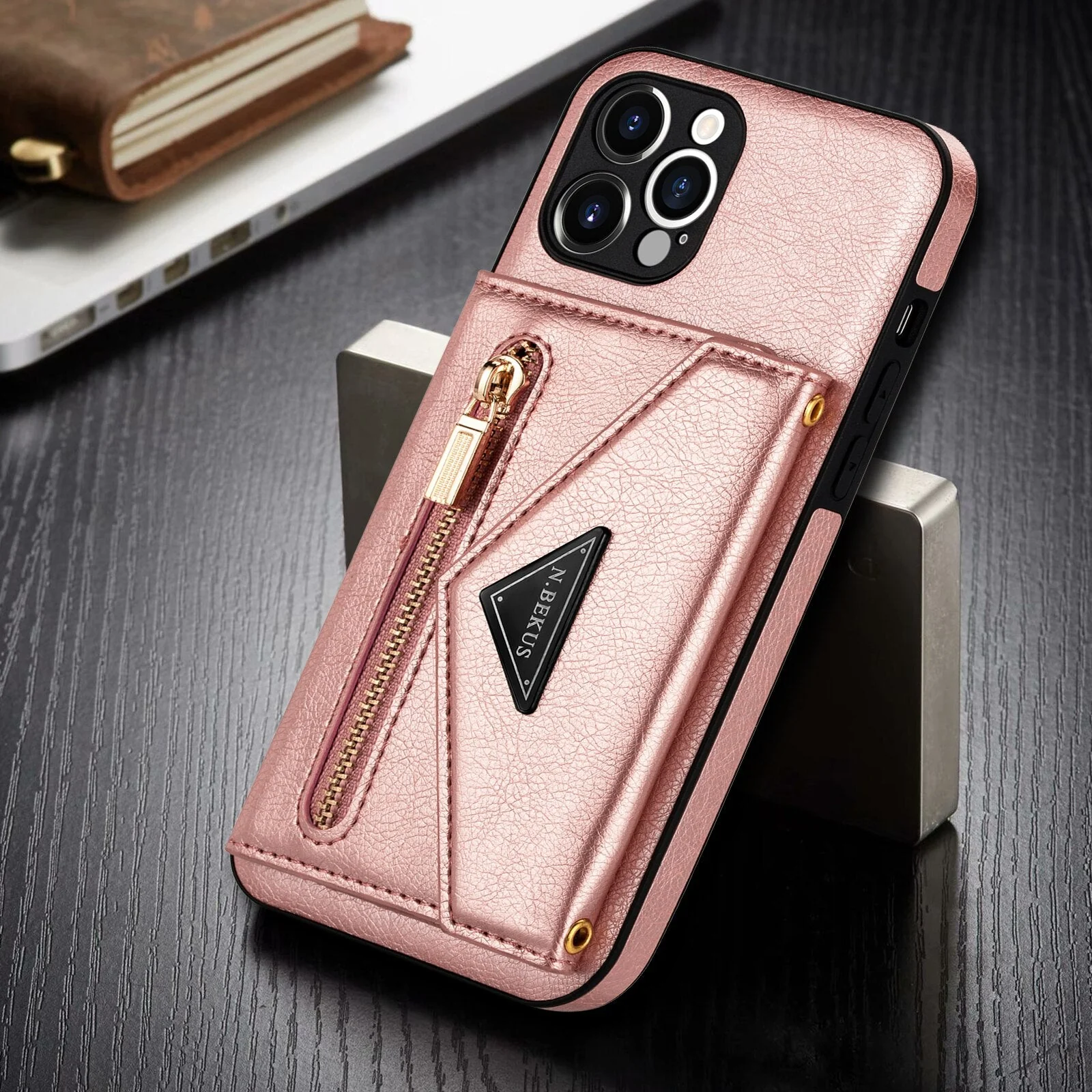 Smart Carry iPhone Card Holder Wallet Cover Case - Image 1