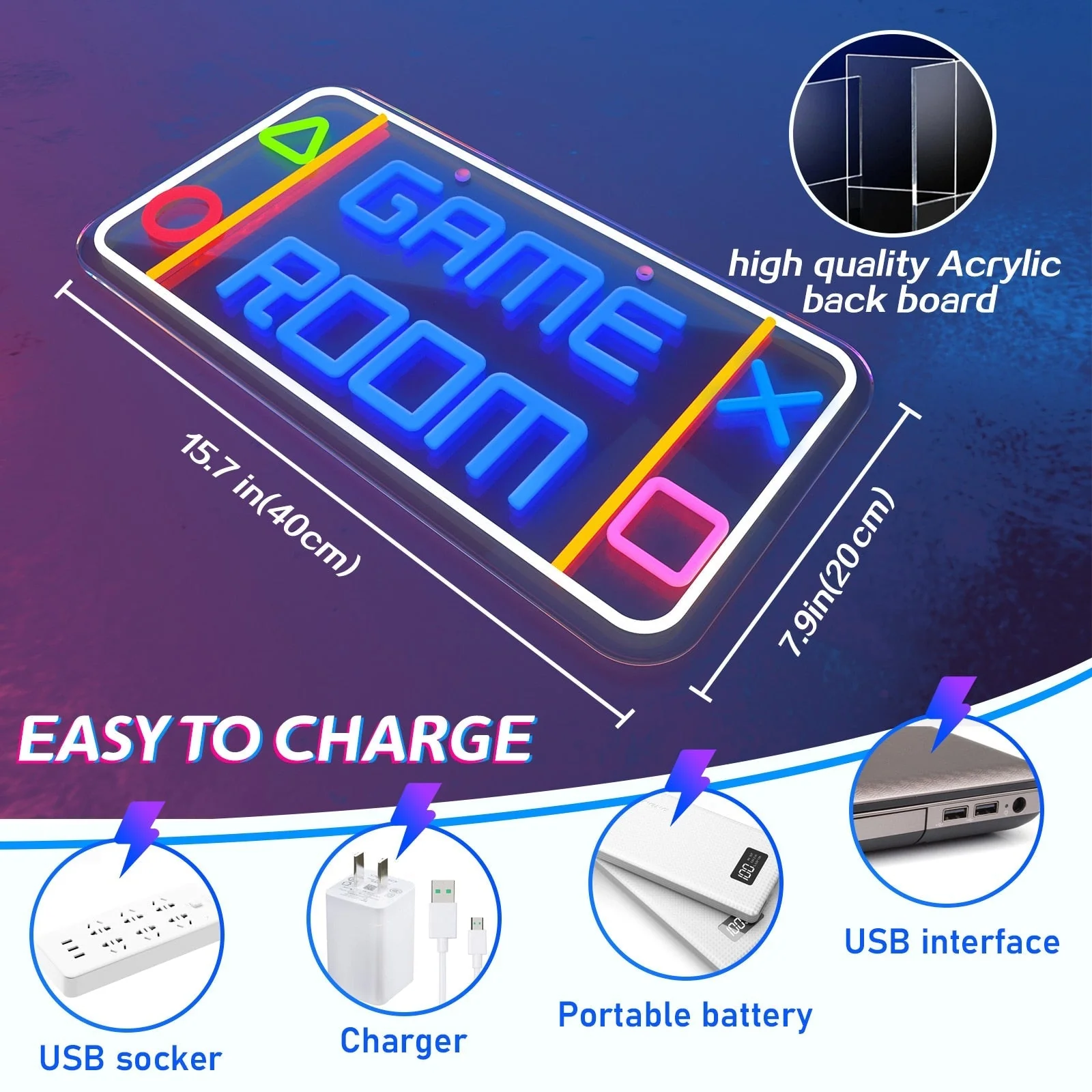 Game Room Dimmable Led Neon Sign - Image 3