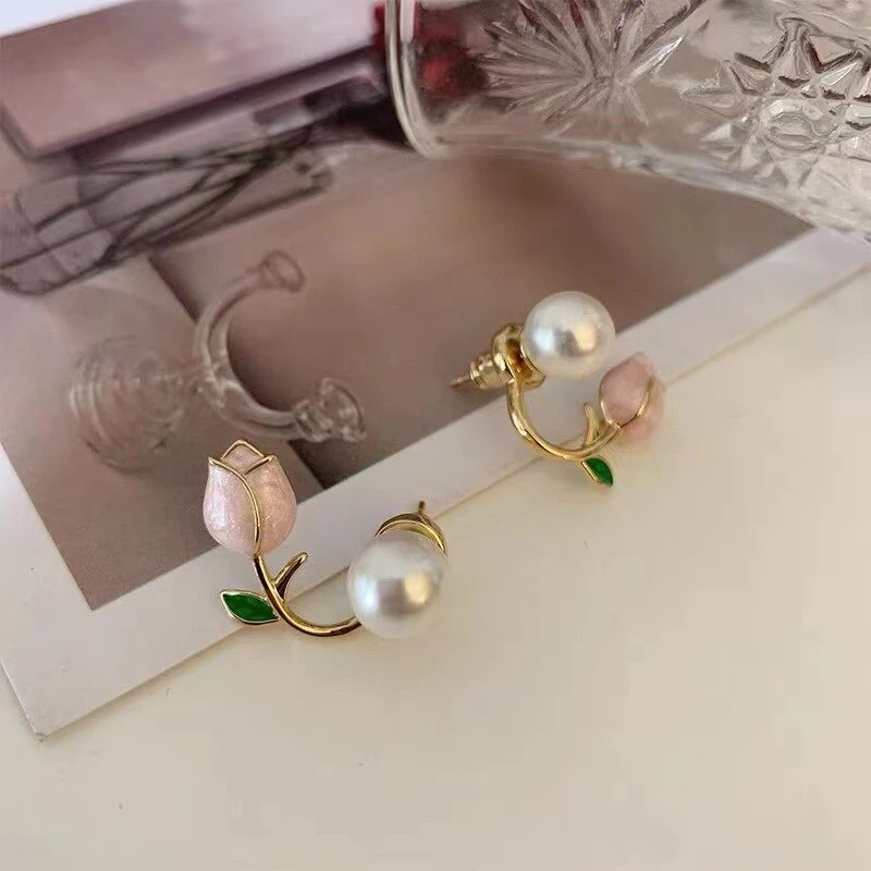 Blossom Beauty Flower Love Earrings - Image 3