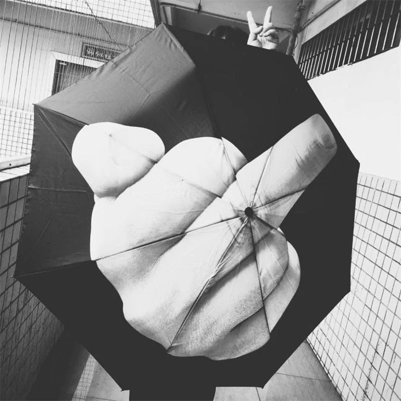 Funny Middle Finger Umbrella - Image 3