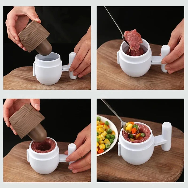 Easy Press Non-Stick Stuffed Meatball Maker Mold - Image 3