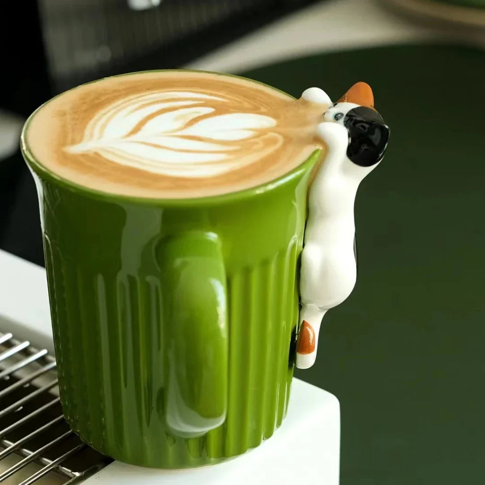 Climbing Cat Coffee Mug - Image 3