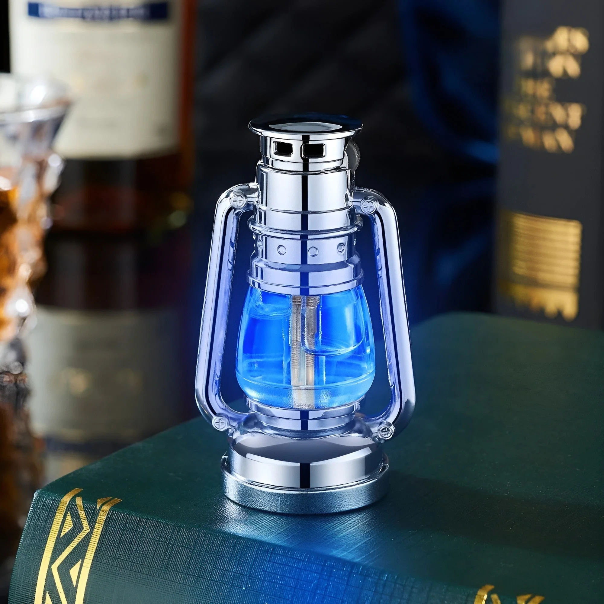 Mini Retro Flame Lantern Torch Lighter - Image 2