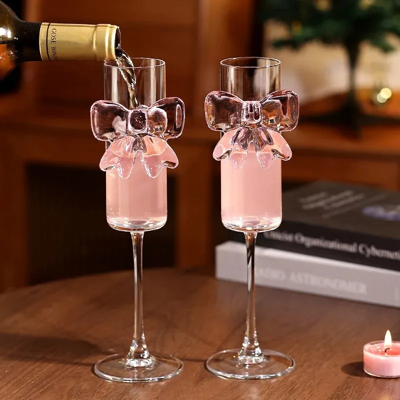 Pink Bow Cute Glass - Image 1