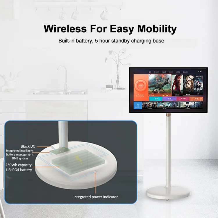 Ultra Portable Dynamic Standby Movable Touchscreen Smart TV - Image 2
