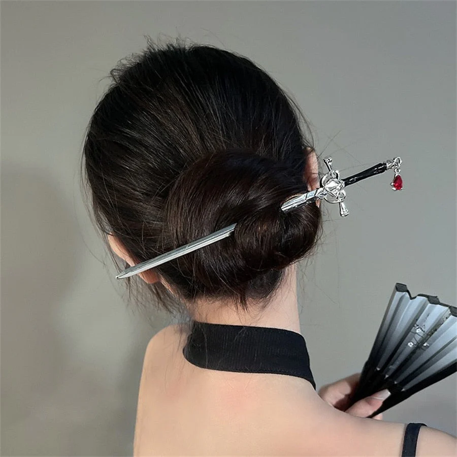 Royal Knight Sword Hairpin - Image 2