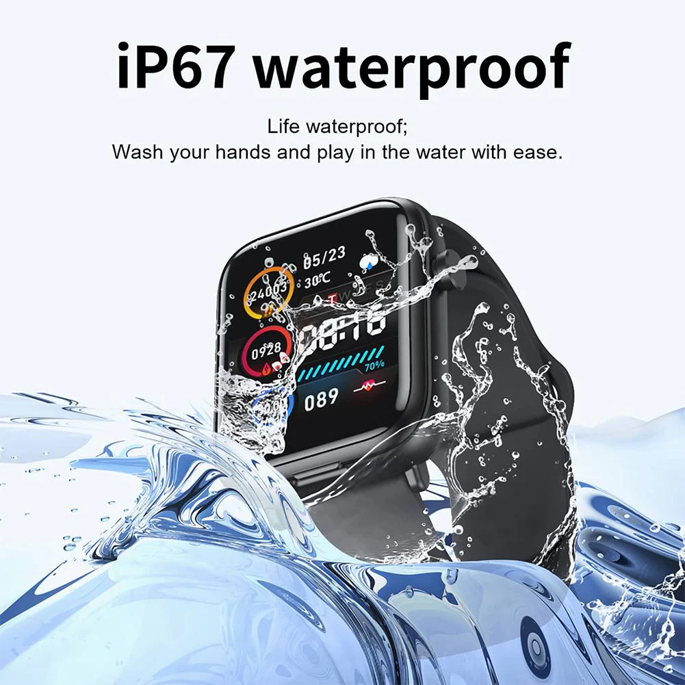 Touch Screen Fitness Earphones Smartwatch - Image 3