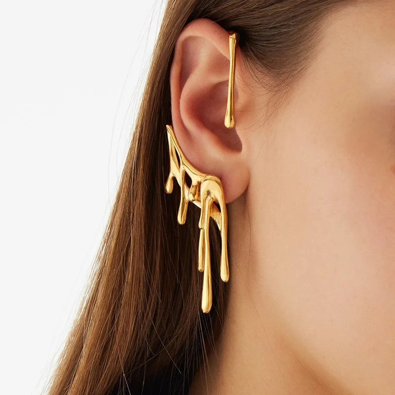 Shiny Snake Wrap Earring - Image 2
