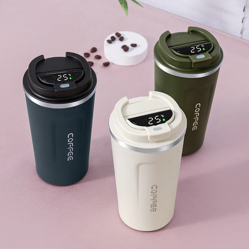 LED Temperature Display Smart Thermos Coffee Mug - Image 2