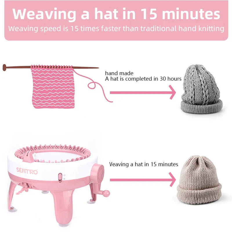 Spin Circle DIY Hand Knitting Machine - Image 3