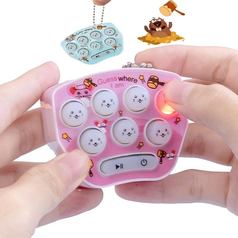 Mini Pocket Whac-a-mole Keychain Toy - Image 2