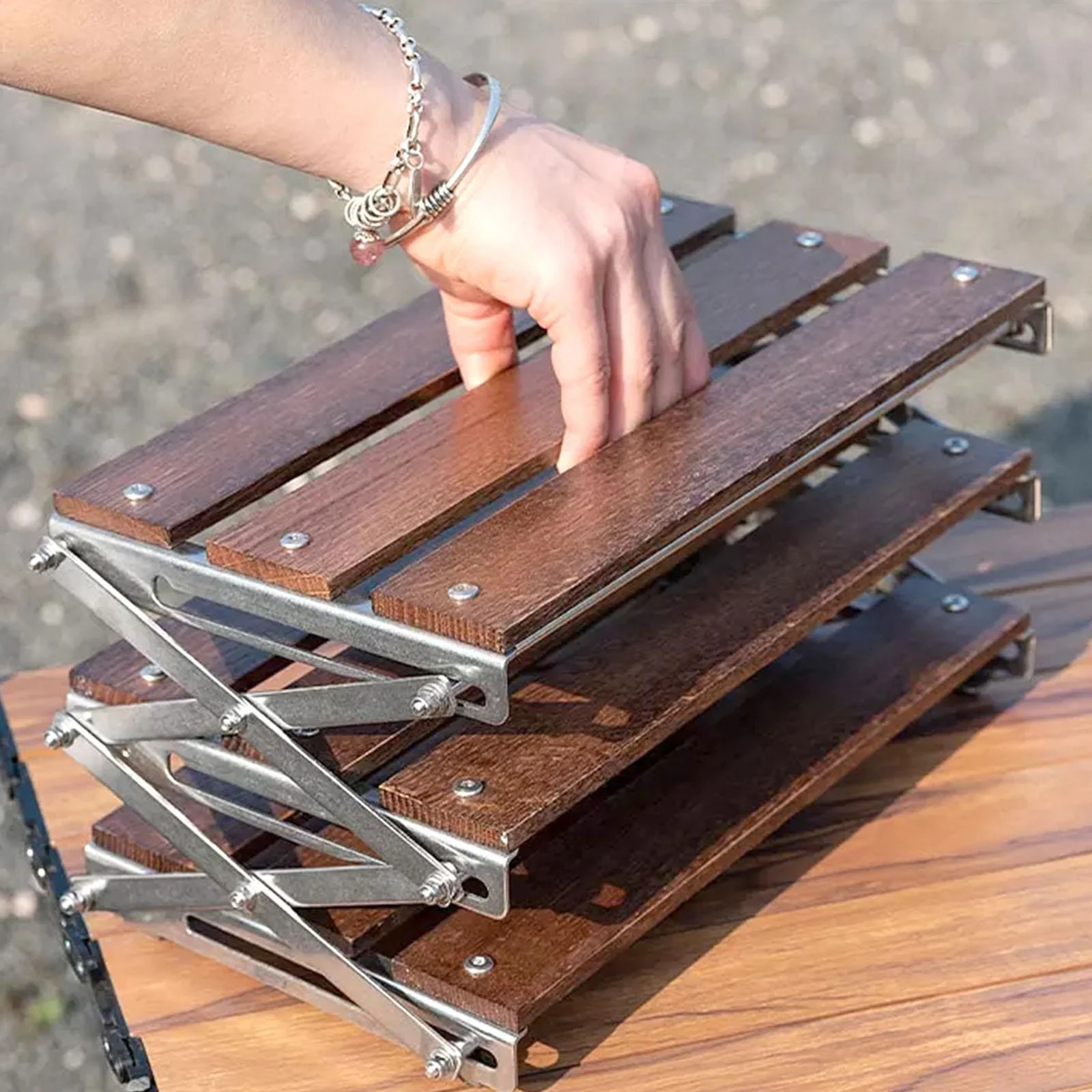 3-Layer Compact Foldable Storage Rack - Image 2