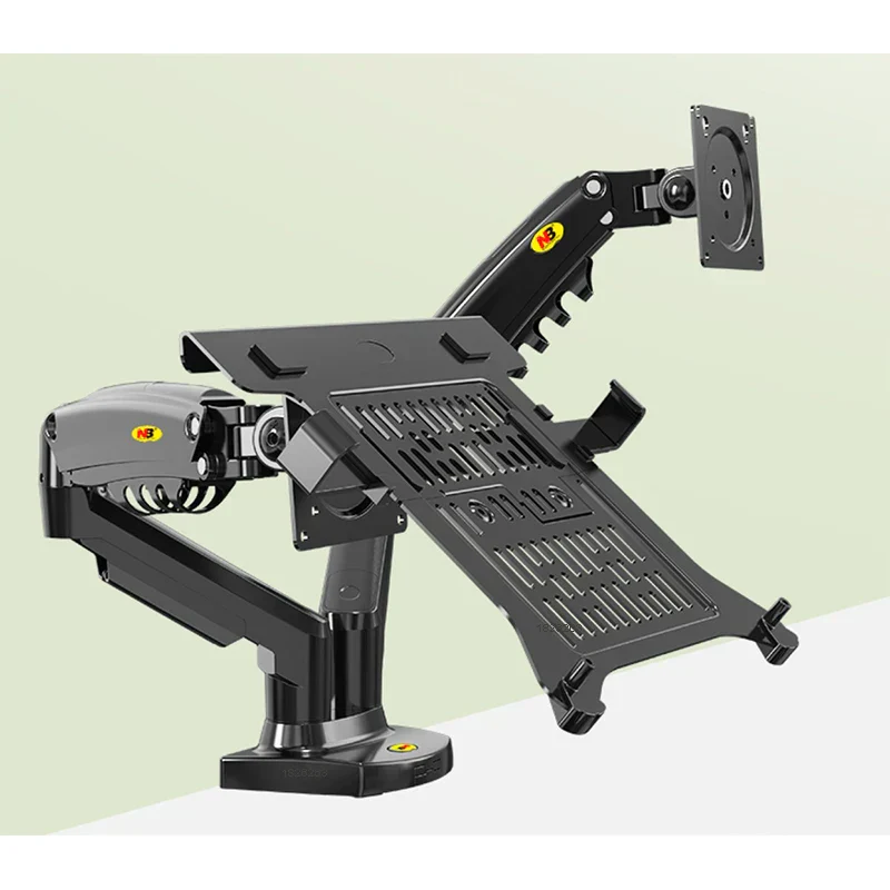 Dual Arm Adjustable Laptop Monitor Riser Mount - Image 2