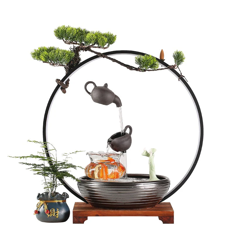 Luxury Waterfall Incense Burner Aromatherapy Mini Fountain - Image 3