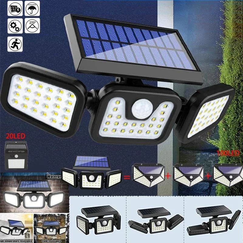 Power Save Motion Activated Outdoor Solar Lamp - Image 2