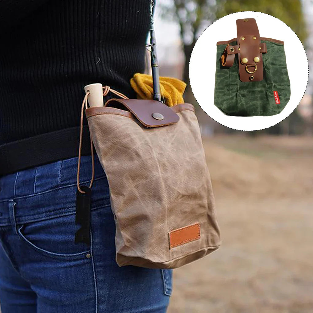 Vintage Foldable Outdoor Hiking Large Waist Bag - Image 2