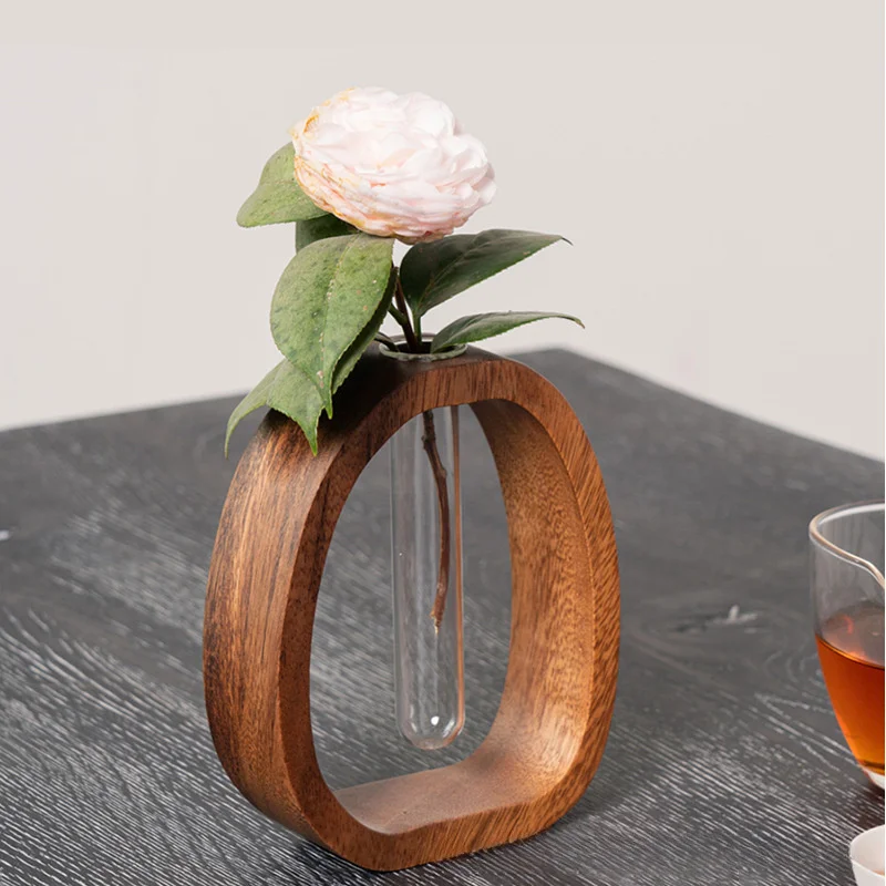 Nordic Style Oval Frame Tube Vase - Image 3