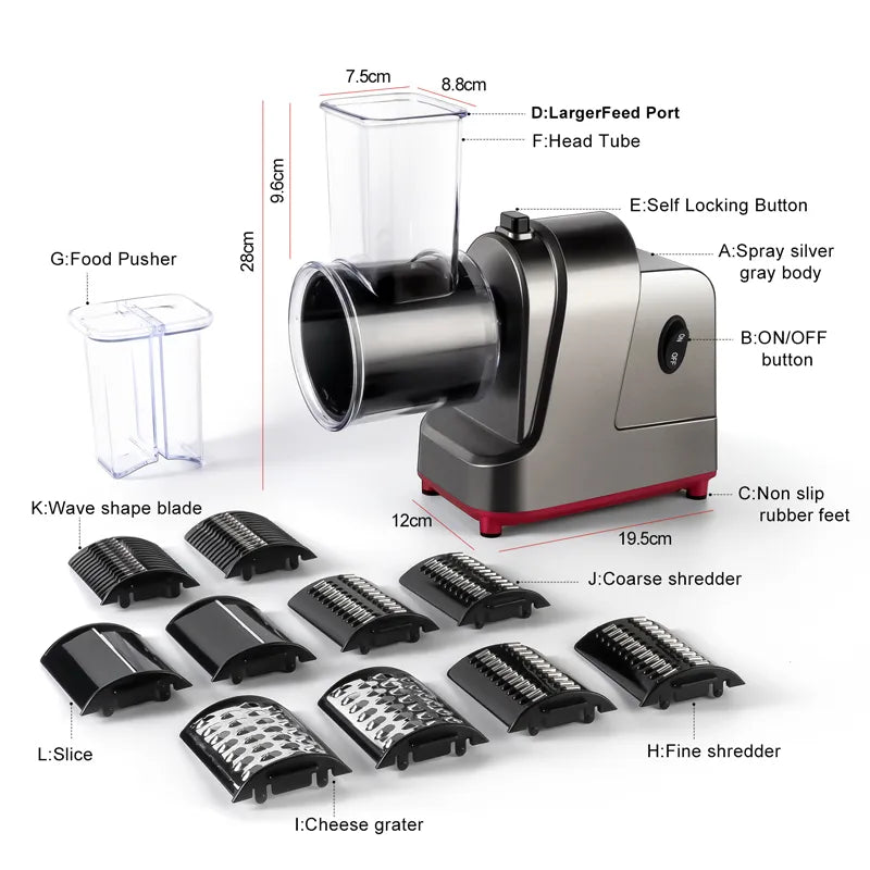 Electric Automatic Slice Vegetable Cutter - Image 3