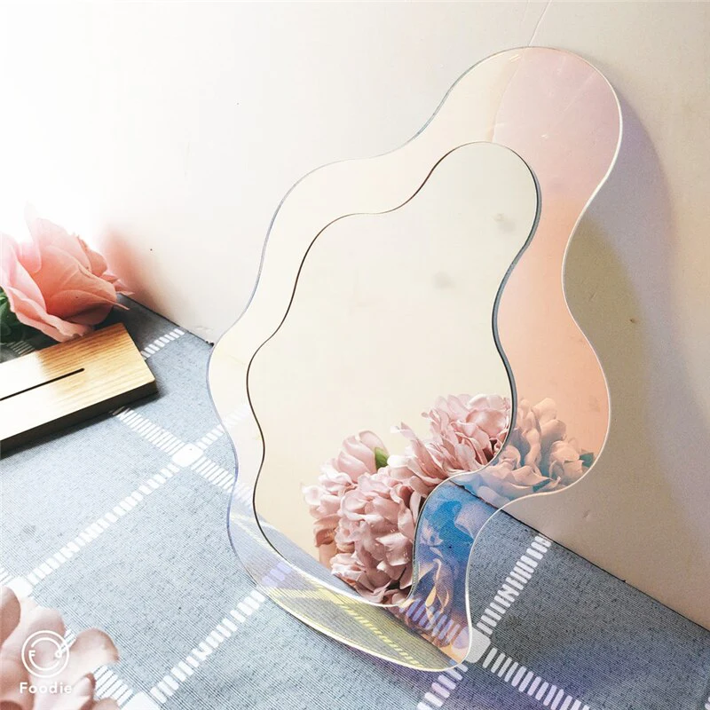 Decorative Wavy Colorful Mirror