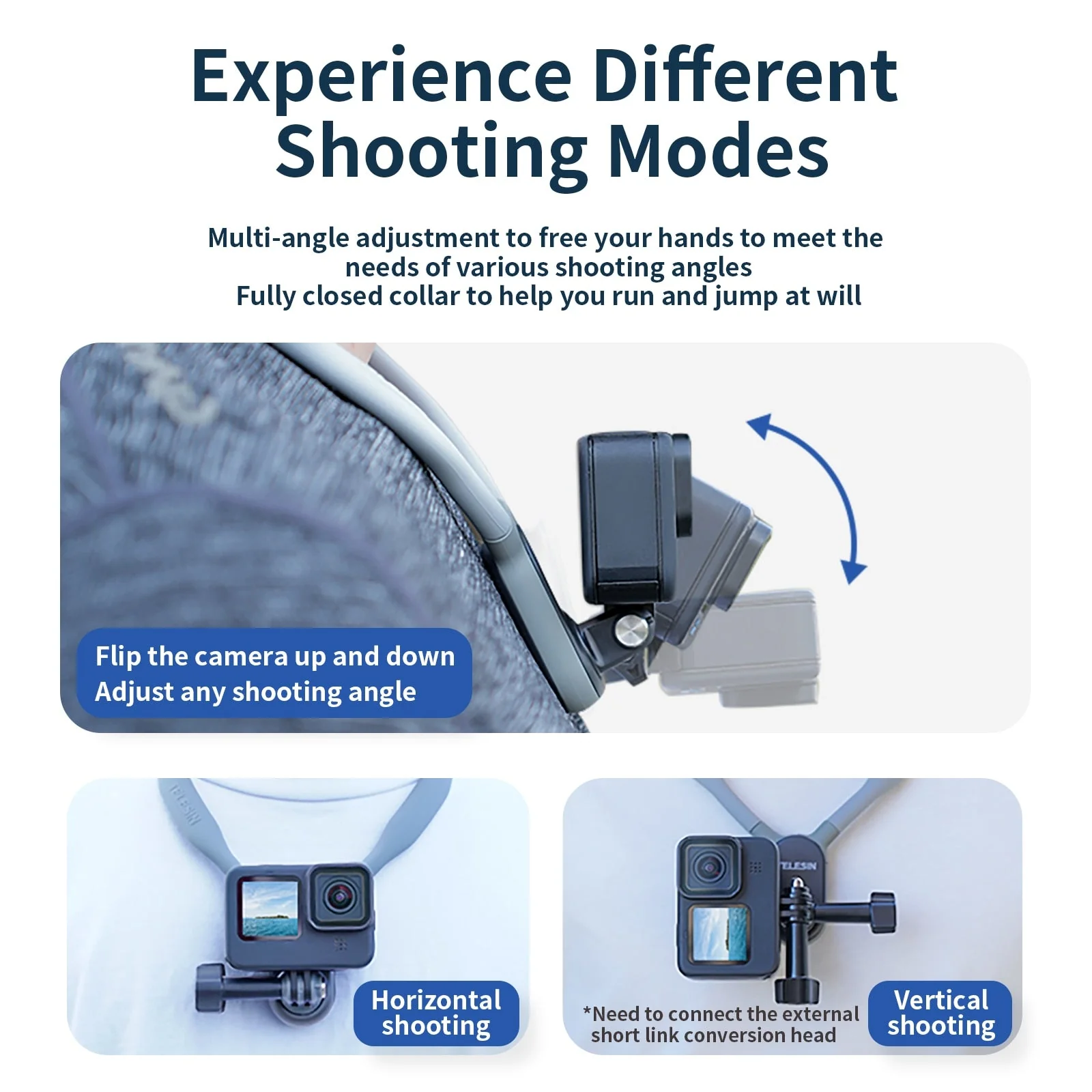 Magnetic Silicone Neck-Mounted Action Camera Accessories - Image 3