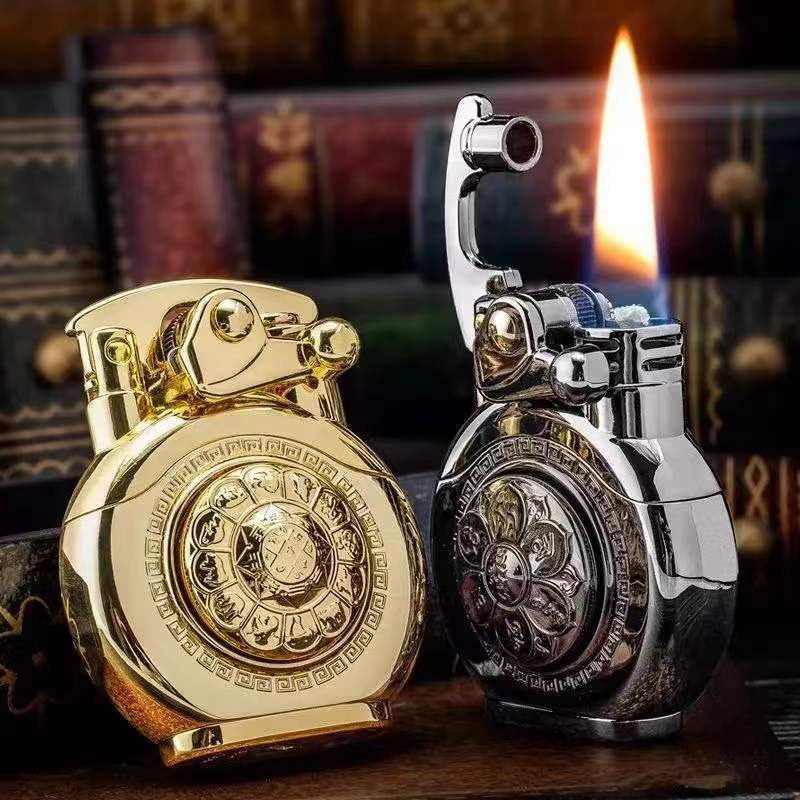 Vintage Spin Automatic Ignition Kerosene Lighter - Image 1