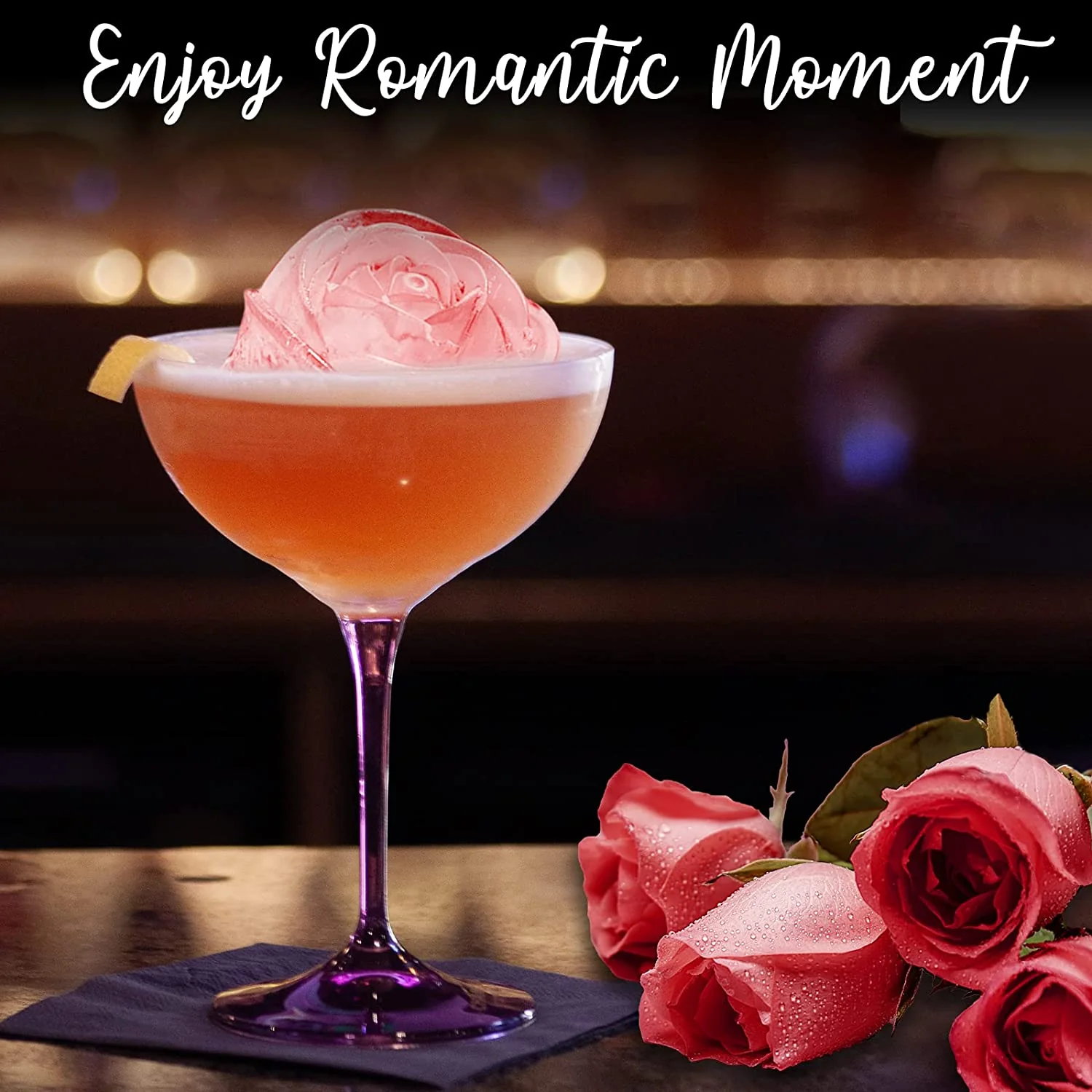 3D Elegant Large Rose Ice Molds - Image 3