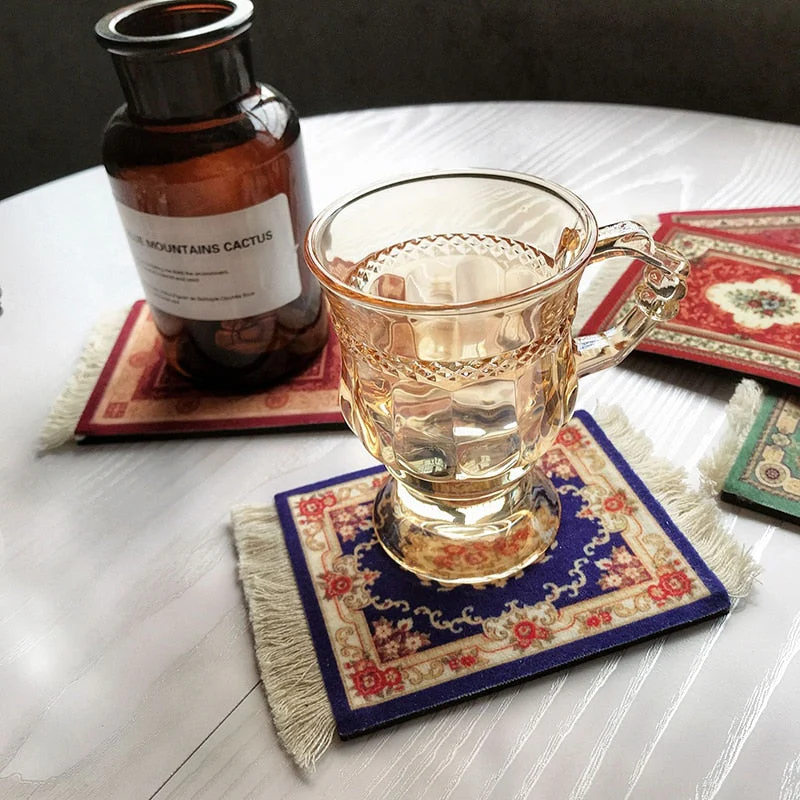 Mini Turkish Carpet Mug Coaster - Image 2