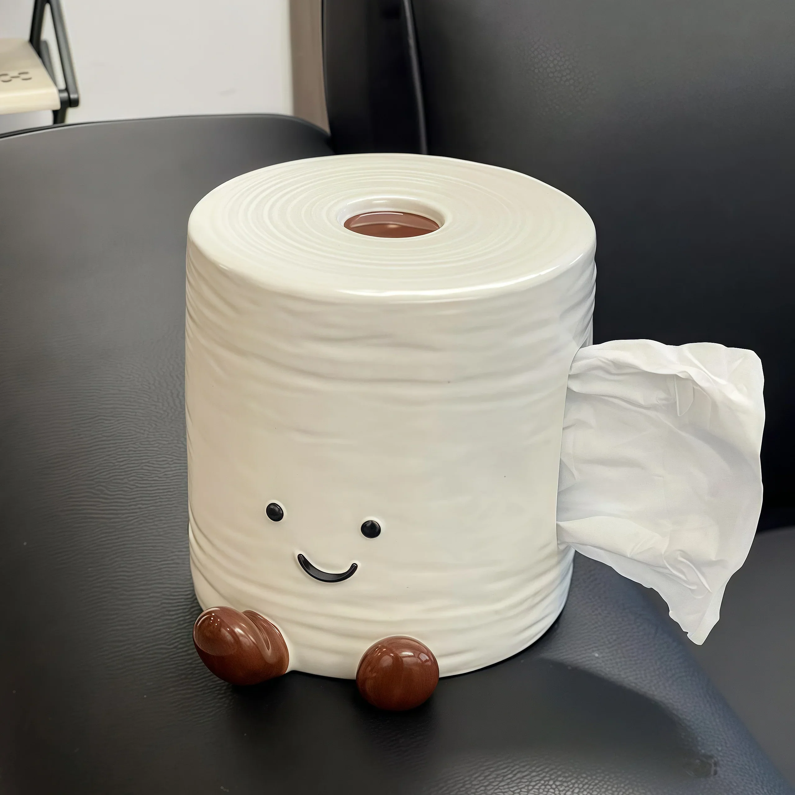 Smiley Toilet Paper Tissue Box - Image 3