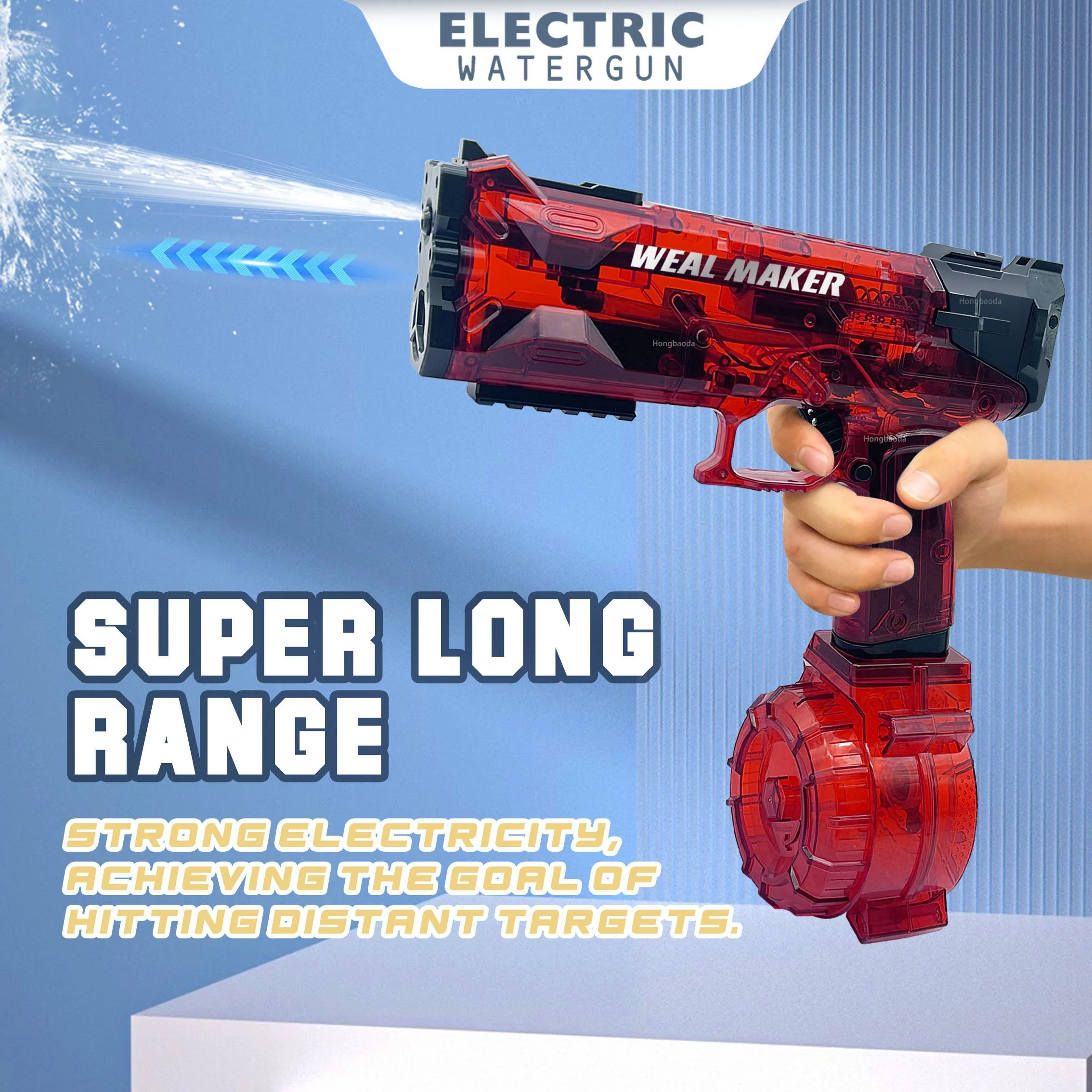 Kids Electric Aqua Fun Water Toy Gun - Image 2
