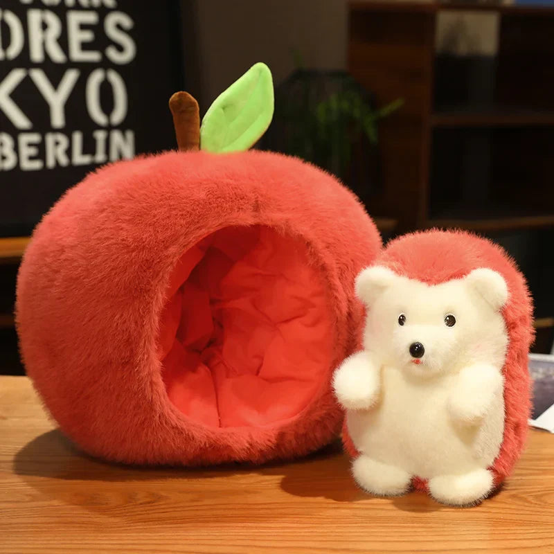 Apple House Hedgehog Hide and Seek Plush Toy - Image 2