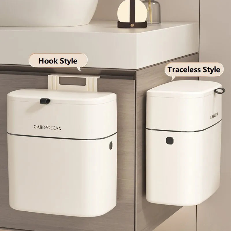 Space-Saver Hangable Home Mini Trash Bin - Image 2