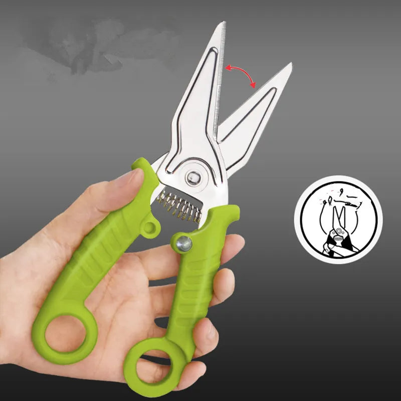Stainless Steel Easy Meat Cutter Scissor - Image 3