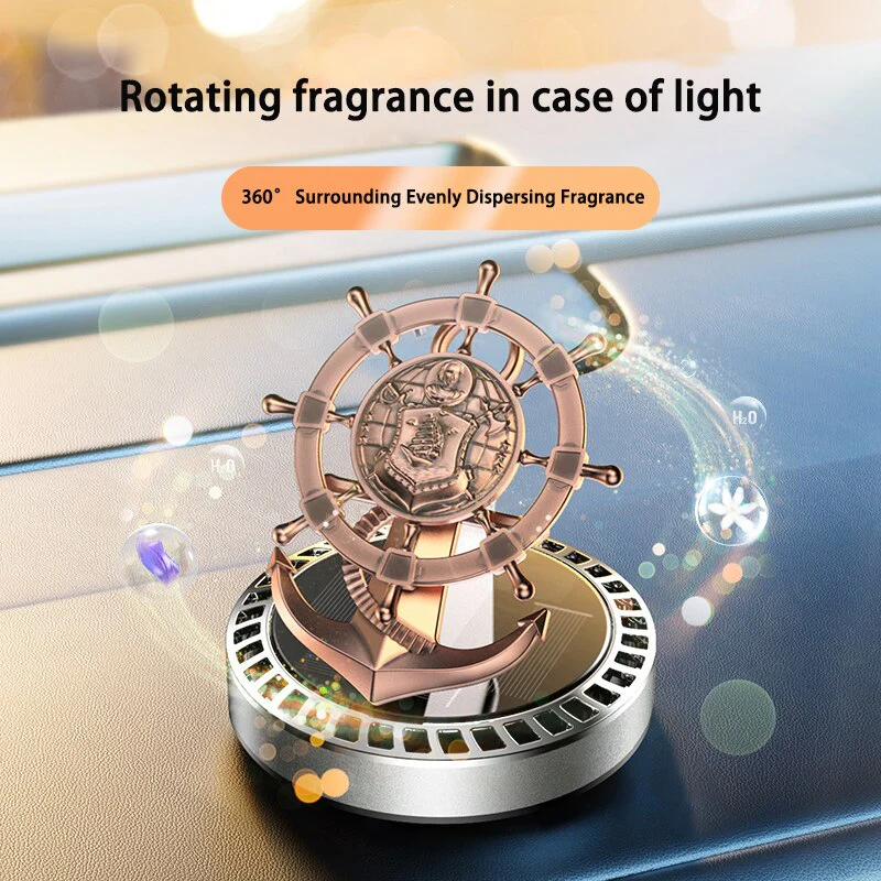 Auto Aroma Solar Energy Windmill Air Freshener - Image 2