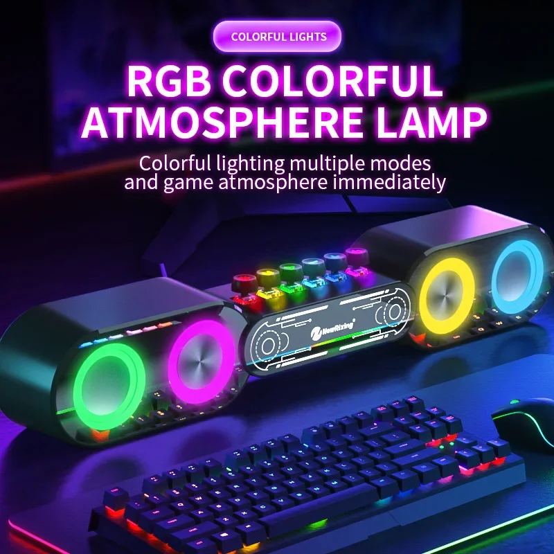 Mechanical Wireless Colorful RGB Speaker - Image 3