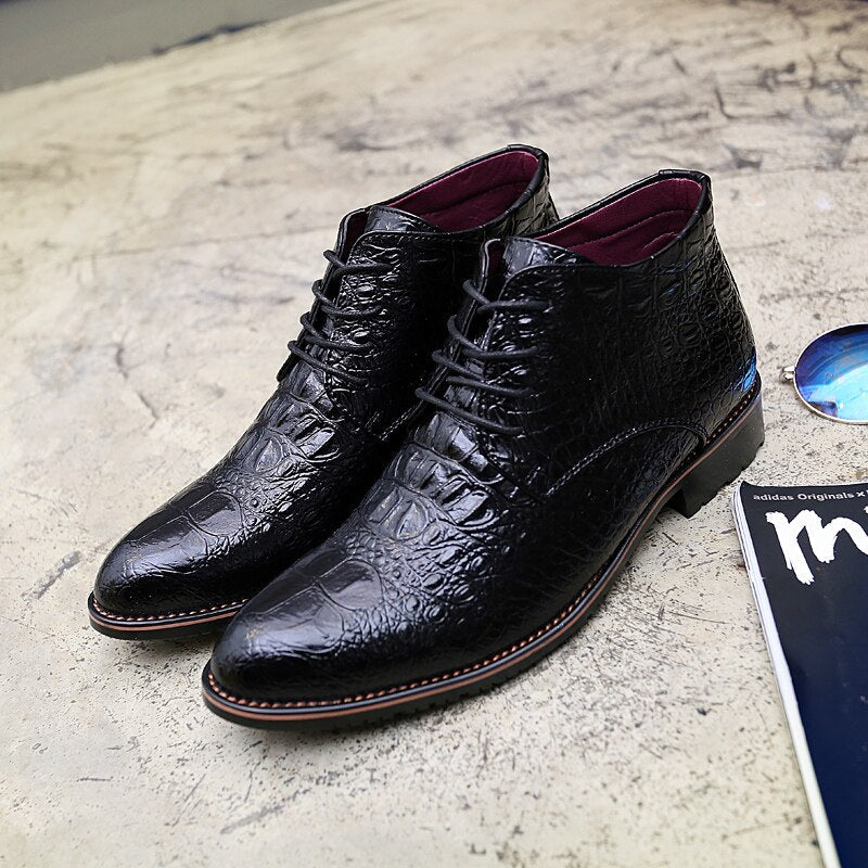 Leather Warm Thick Men Winter Boots - Image 3