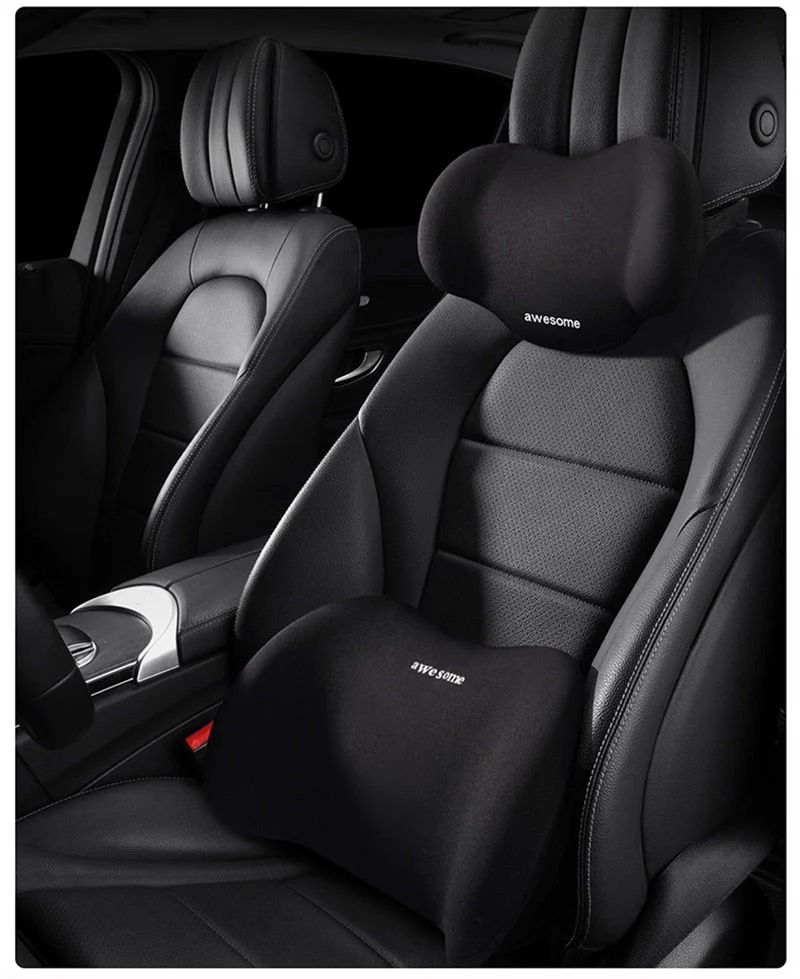 Memory Foam Car Neck Headrest Pillow - Image 2
