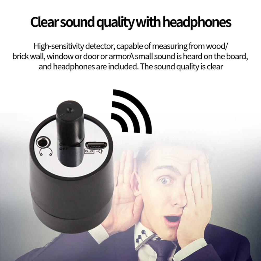 Sound Amplifier Microphone Wall Listening Device - Image 3
