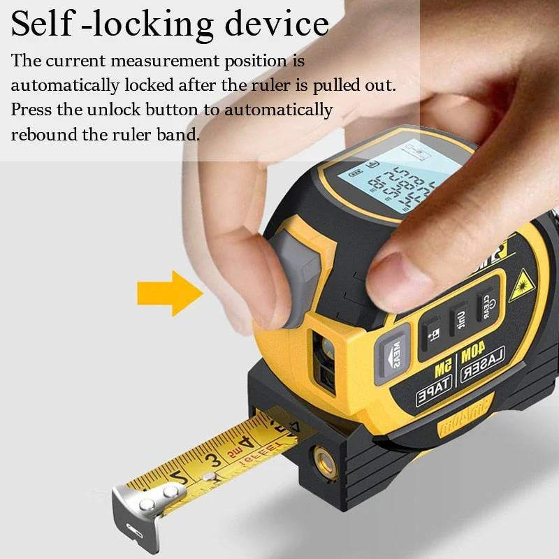 3in1 Ultimate Pro Laser Smart Tape Measure - Image 2