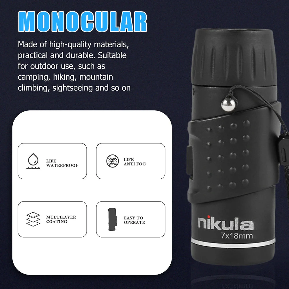 Camping Mini Coated Monocular Telescope - Image 3