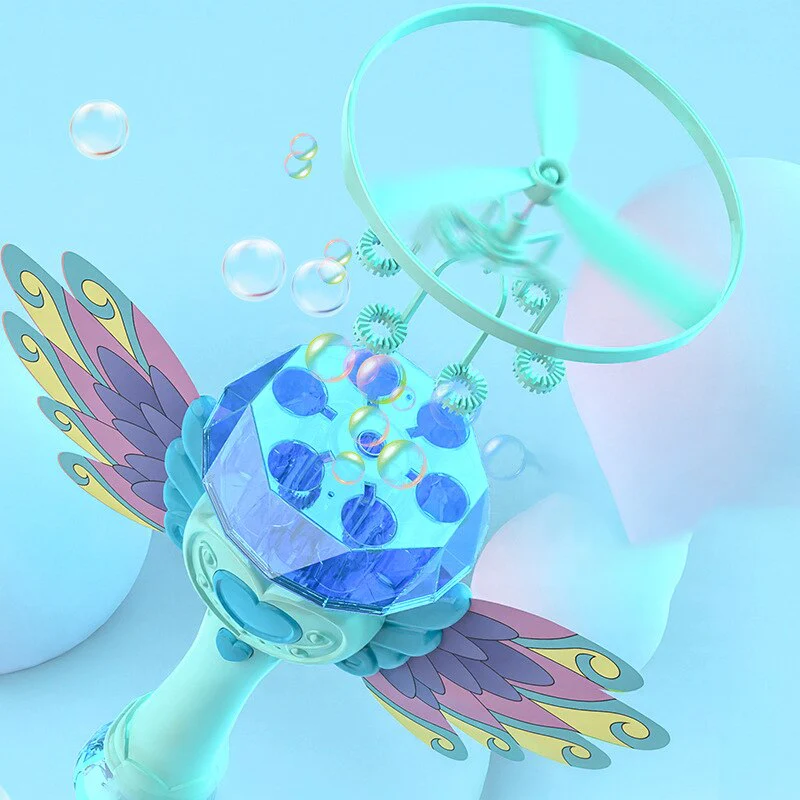 Flying Magic Heart Bubble Maker Toy - Image 3