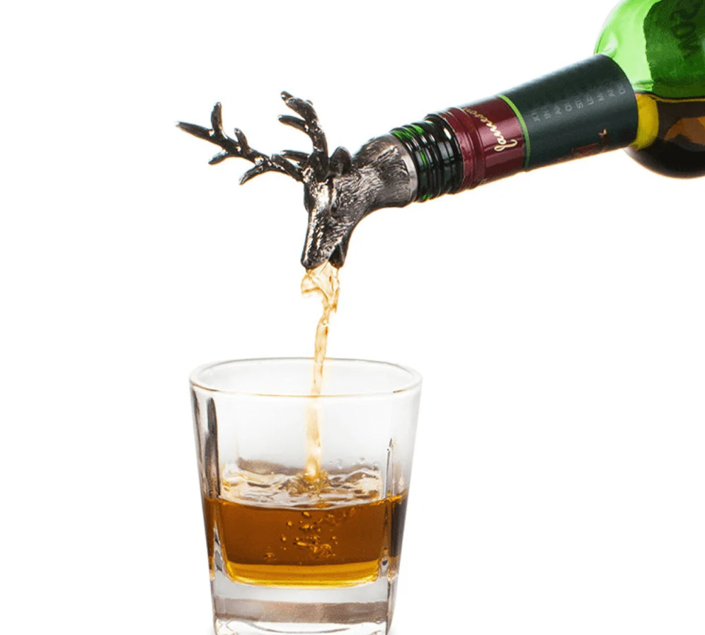 Deer Head Wine Pourer - Image 3