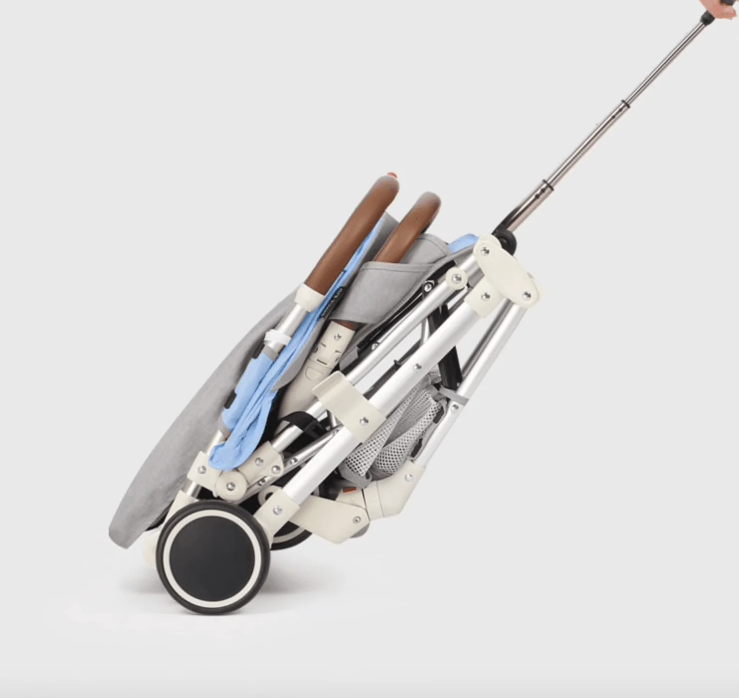 Futuristic Modern Portable Folding Baby Stroller - Image 3