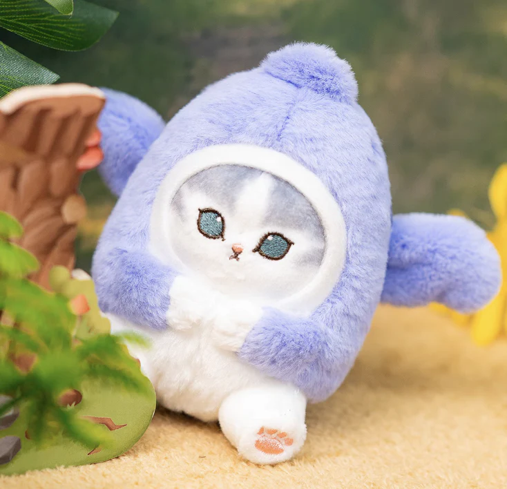 Mofusand Pterosaur Cat Plush Keychain - Image 3
