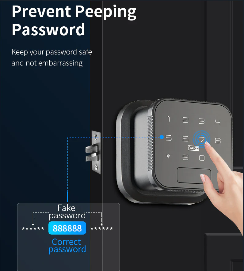Keyless Entry Smart Wifi Electronic Fingerprint Lock - Image 3